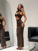 Vestito Moon Marrone