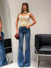 Jeans a Zampa Push-Up
