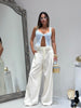 Pantalone Babe Panna in lino