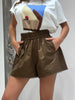 Pantaloncino Moon Marrone