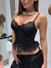 Corpetto Pizzo Black