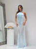Vestito Paillettes Azzurro