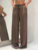 Pantalone Satin Marrone