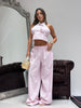 Coordinato a Righe Rosa