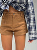 Shorts Cuoio