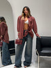 Camicia a Quadretti bordeaux JW