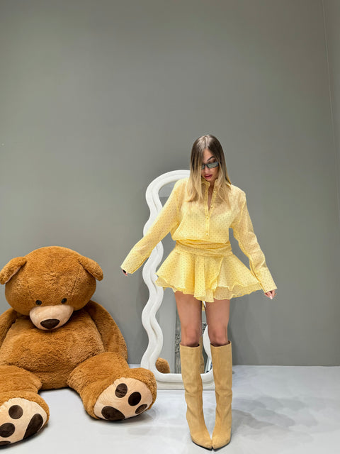 Vestitino a Pois Giallo