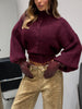 Pull Monique Bordeaux