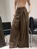 Pantalone Gessato Marrone