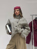Giacca a Quadretti Trench