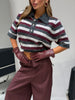 Polo Diamond Grigia e Bordeaux