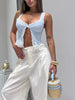 Top Capri Celeste