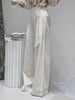 Pantalone Nina In Lino Panna