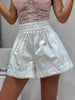 Shorts MOON bianco