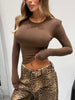Maglia Selena Marrone